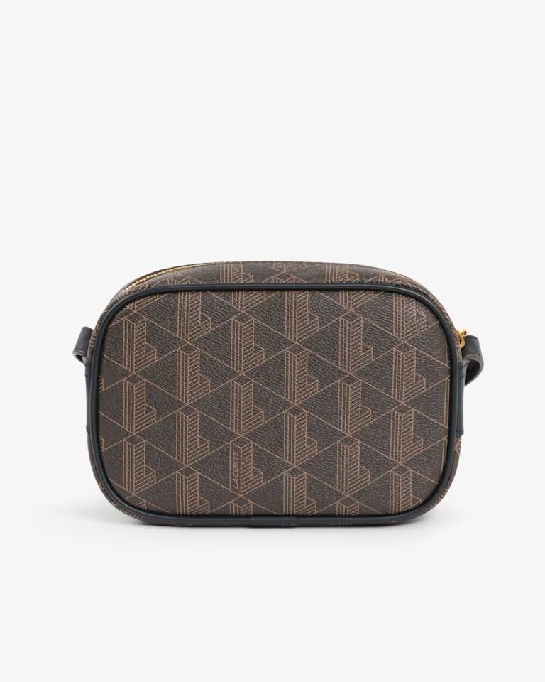 Tracolla Lacoste "Reporter" con stampa logo monogram