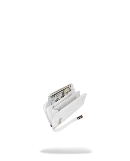 Portafoglio Sprayground bianco Daybreak zip-out wallet