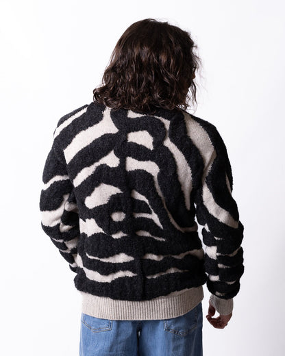 Maglia Moschino girocollo "Zebra" uomo