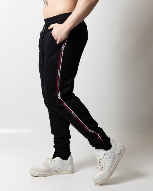 Pantalone GCDS Essentials in felpa "Logo Tape" uomo