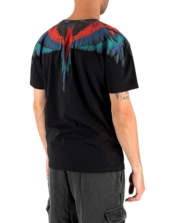 T-Shirt Marcelo Burlon "Icon Wings Colorfull" uomo