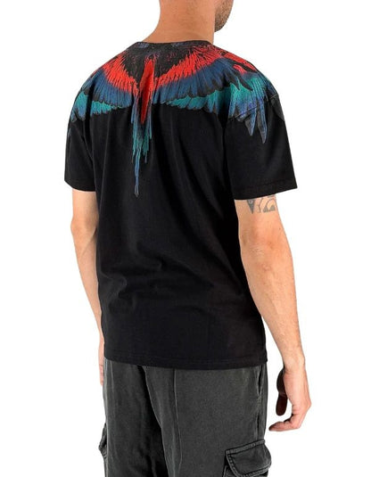 T-Shirt Marcelo Burlon "Icon Wings Colorfull" uomo