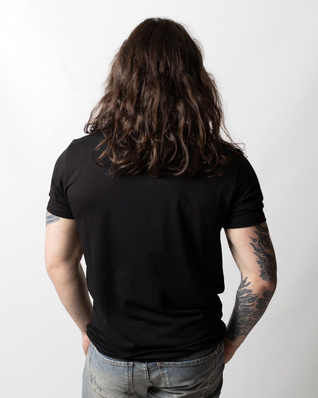 T-Shirt John Richmond con stampa strass uomo