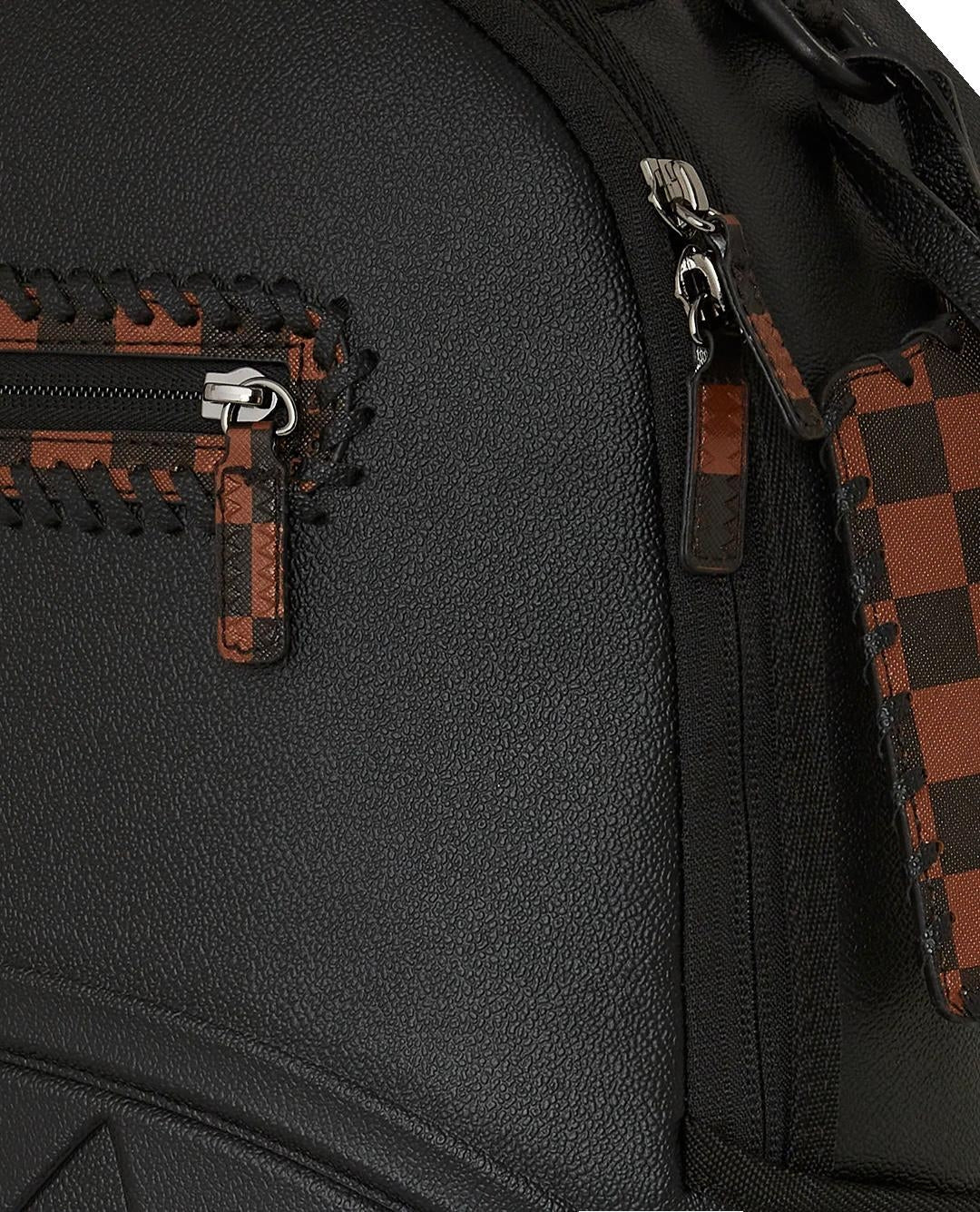 Zaino Sprayground nero dose of check deux backpack