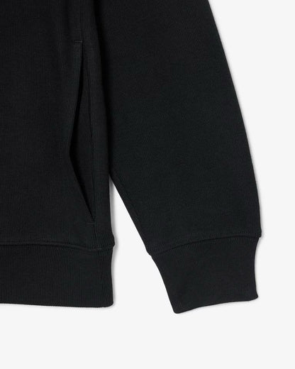 Felpa Lacoste mezza zip con logo ricamato