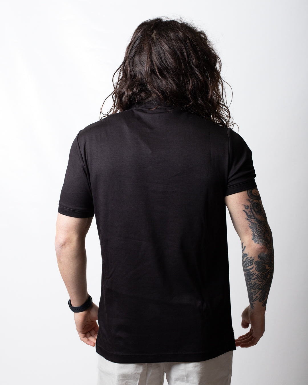 Polo Calvin Klein in cotone con logo in rilievo uomo