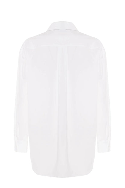 Camicia Nenette over con ricami donna
