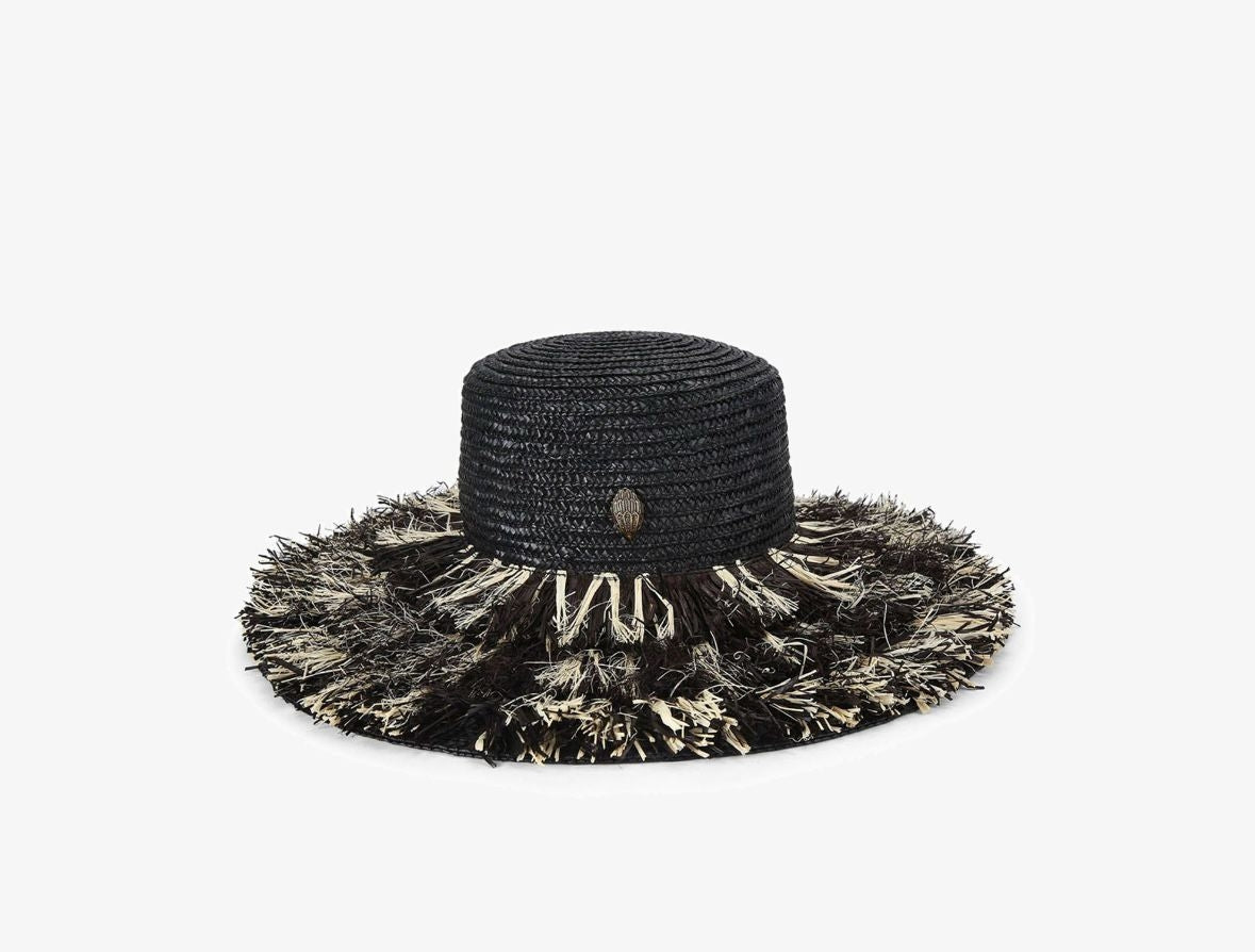 Cappello Kurt Geiger "Raffia Wide Brim" donna