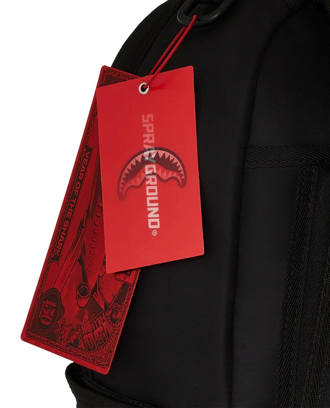 Zaino Sprayground nero shark central nylon black backpack