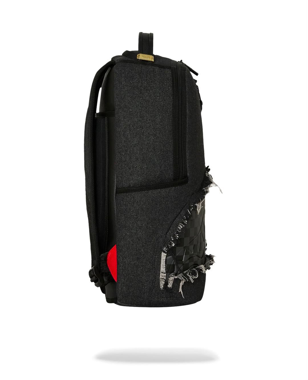 Zaino Sprayground nero BLACK DENIM TEAR SHARK BACKPACK