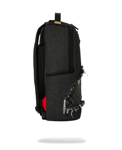 Zaino Sprayground nero BLACK DENIM TEAR SHARK BACKPACK