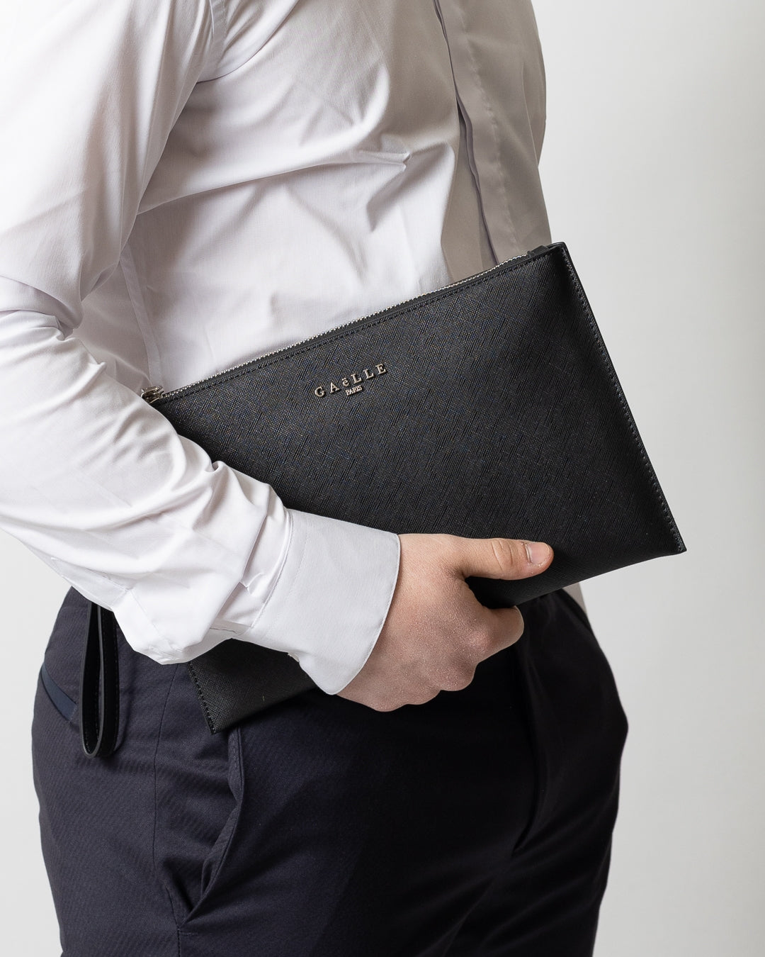 Pochette Gaelle in pelle saffiano