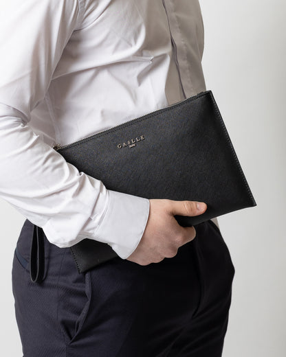 Pochette Gaelle in pelle saffiano