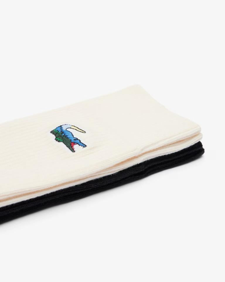 Calze Lacoste in spugna con logo multicolor