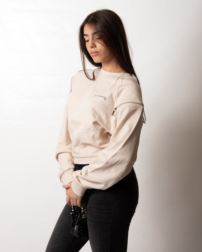 Felpa Richmond X girocollo con zip donna