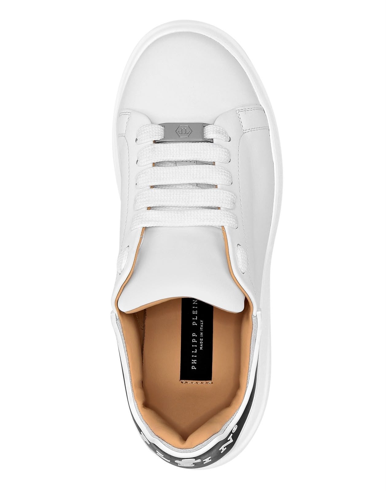 Scarpe Philipp Plein in pelle con logo in rilievo