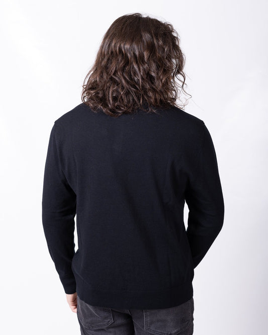 Maglia polo C.P. Company in lana vergine con lente