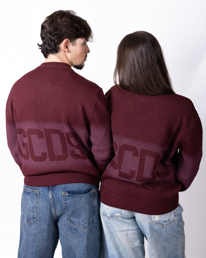 Maglia GCDS in lana con stampa e logo