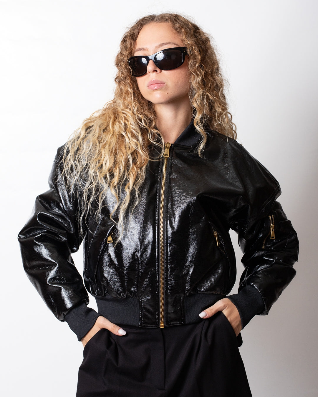 Giubbotto Versace Jeans Couture in similpelle donna