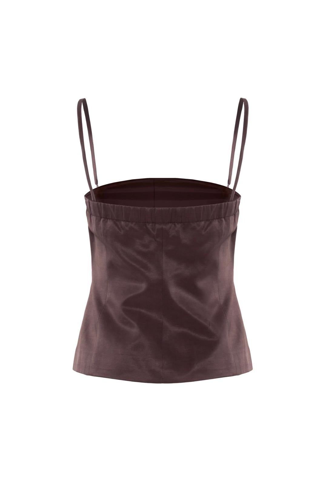 Top Nenette fluido a bustino donna