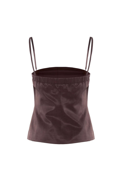 Top Nenette fluido a bustino donna
