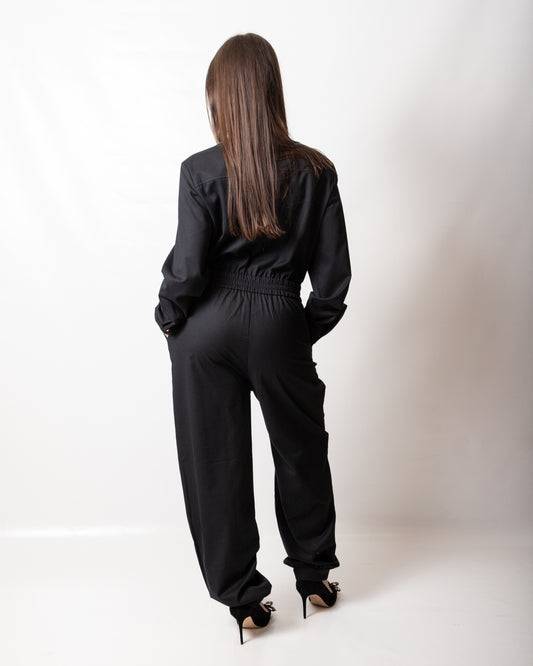 Tuta jumpsuit Nenette in misto lana donna