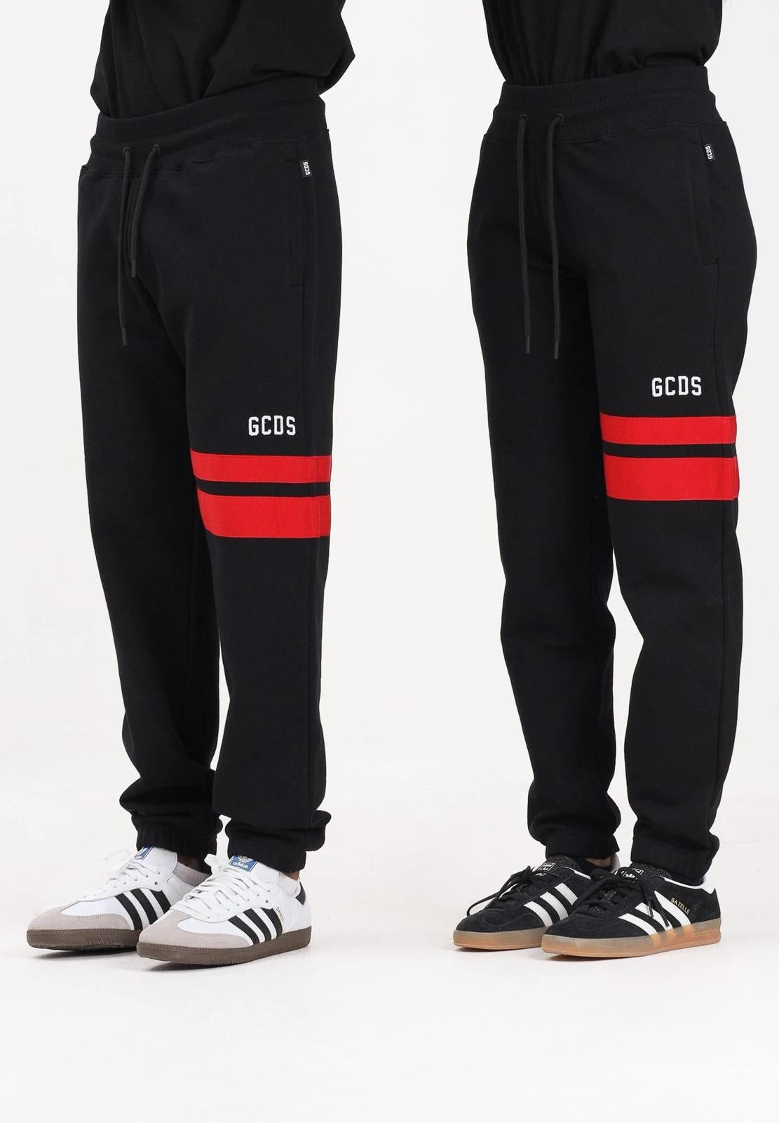 Pantalone GCDS in felpa logo regular