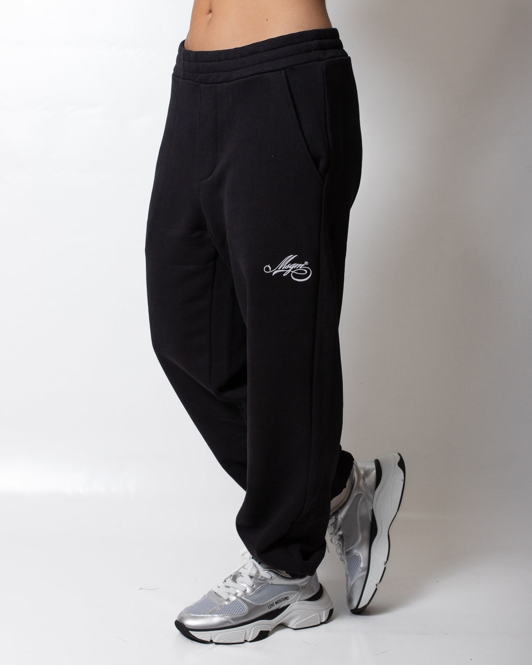 Pantalone MSGM in felpa con logo ricamato