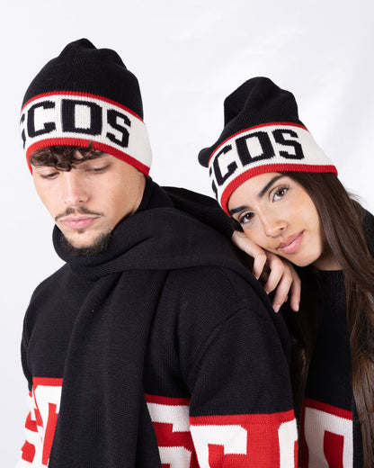 Cappello GCDS in misto lana "Band Logo"