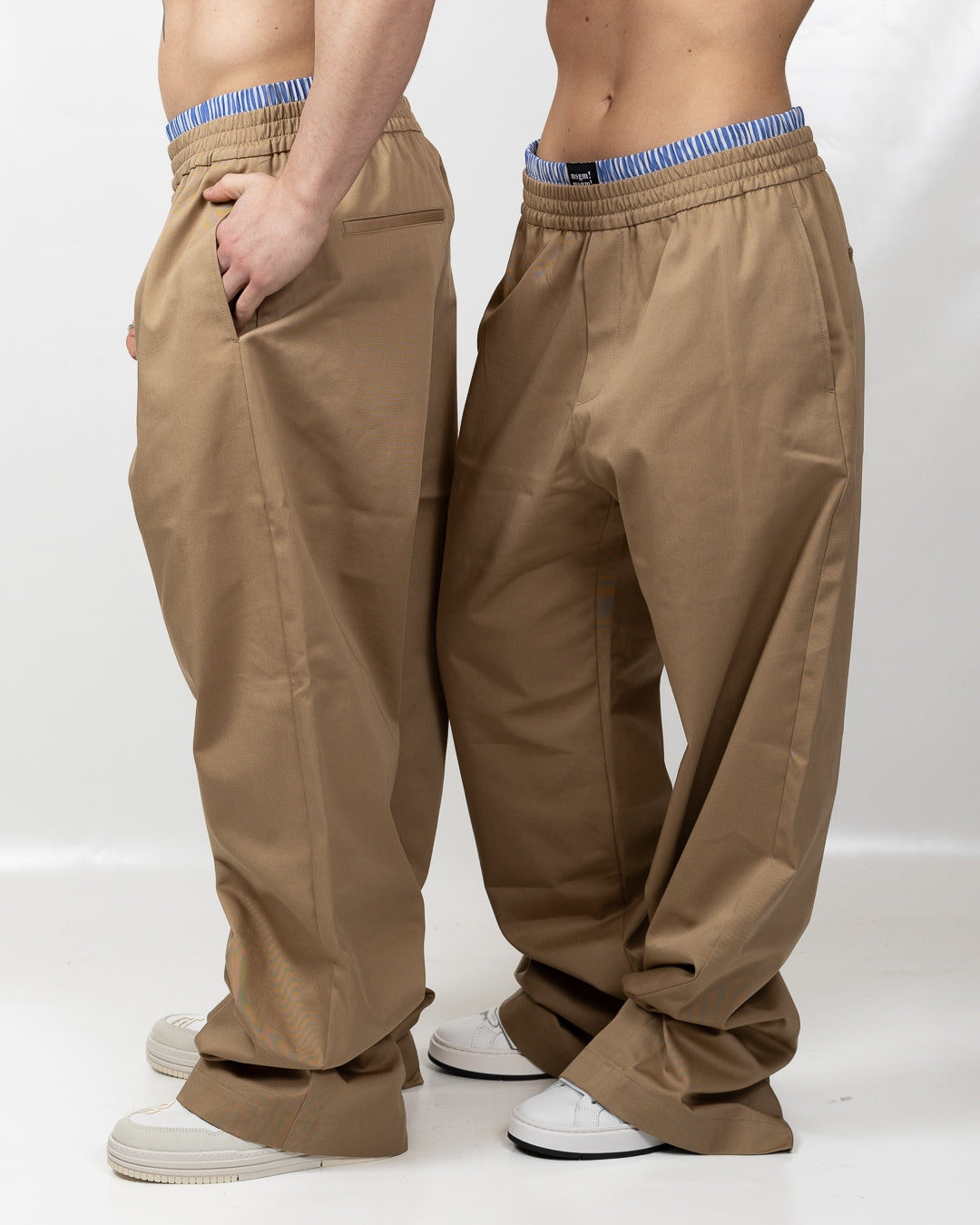 Pantalone MSGM con fascia logata
