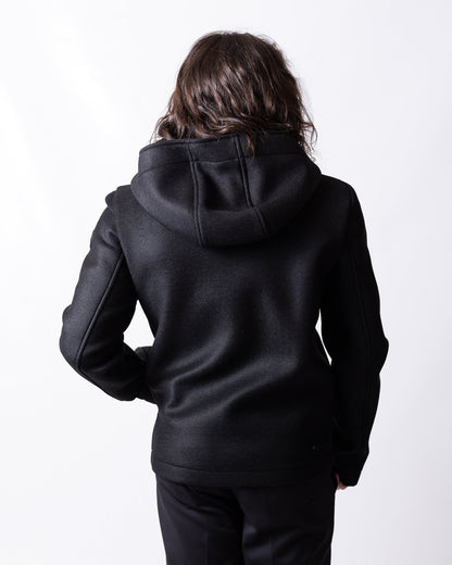 Cappotto Colmar in panno di lana con cappuccio uomo