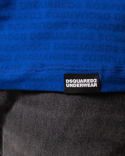 T-Shirt Dsquared2 con logo all-over uomo