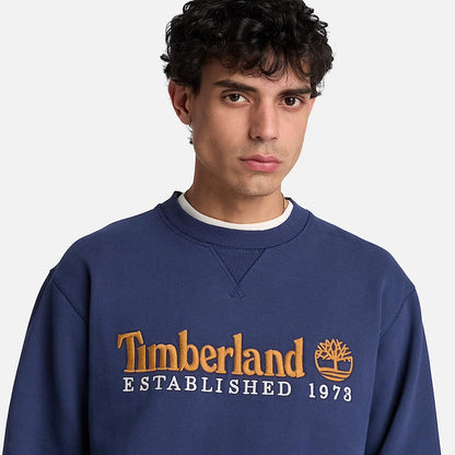 Felpa Timberland con logo ricamato