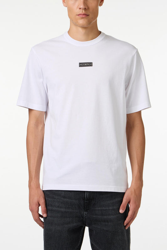 T-Shirt Iceberg con stampa cartoon uomo