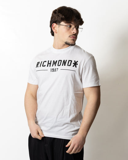 T-Shirt Richmond X con logo strass uomo