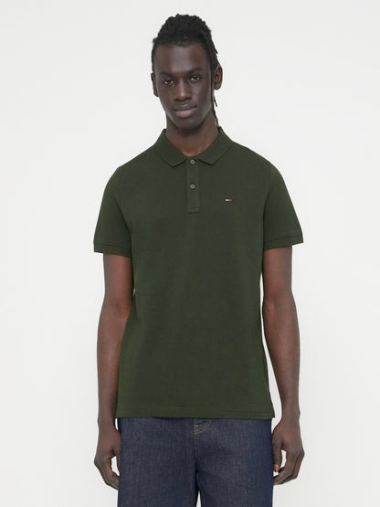 Polo Tommy Jeans slim in piquet uomo
