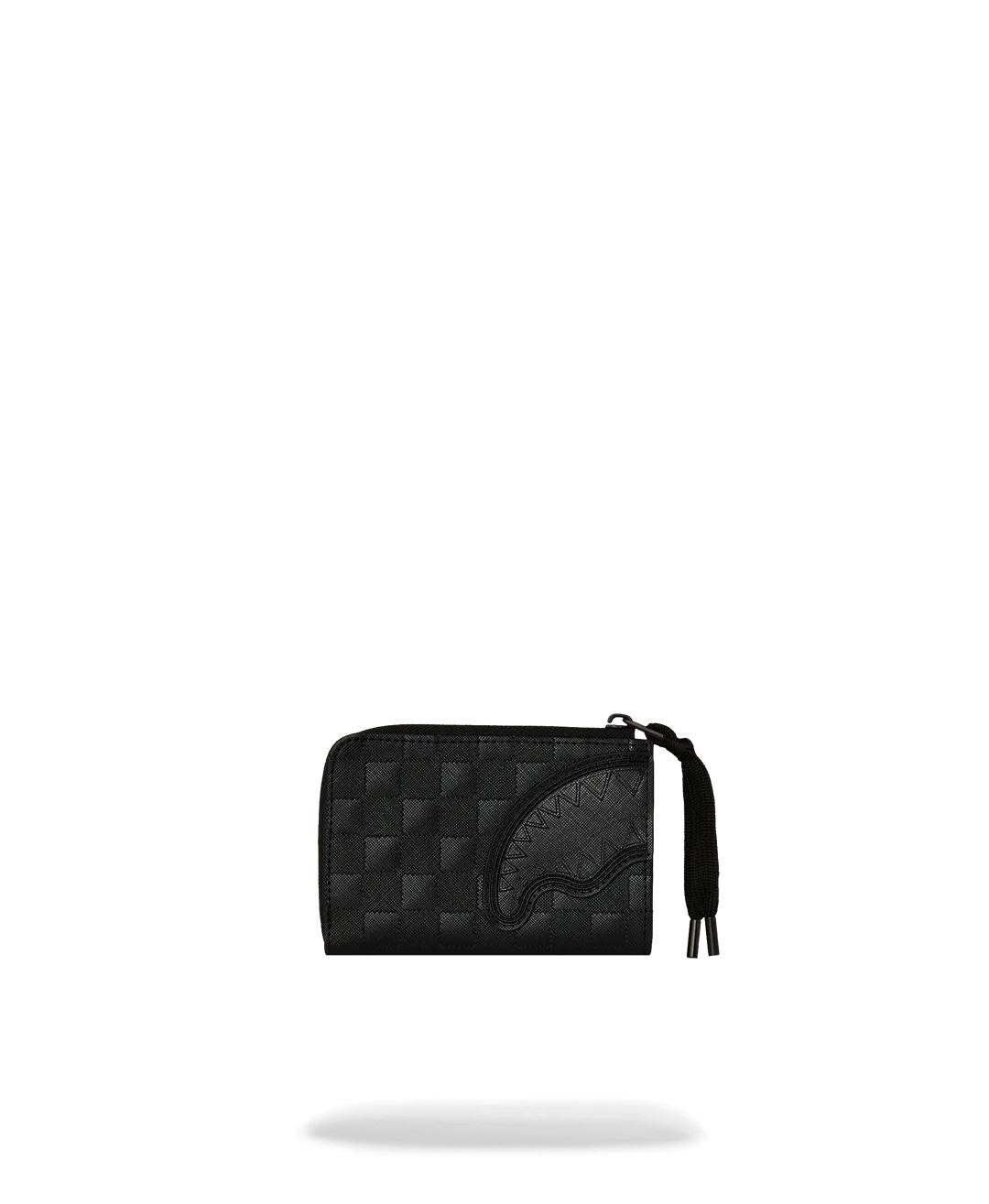Portafoglio Sprayground nero RAISED CHECK WALLET