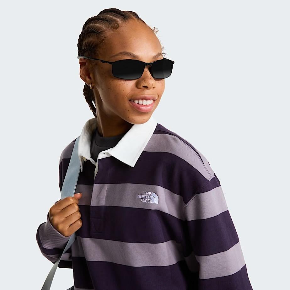 Polo The North Face in felpa a righe uomo