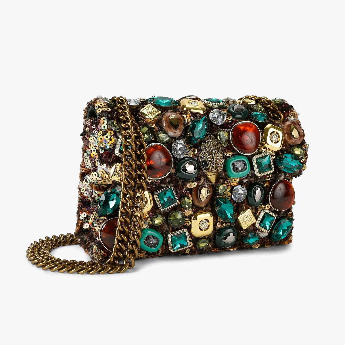 Borsa Kurt Geiger mini Kensington Ophelia con applicazioni