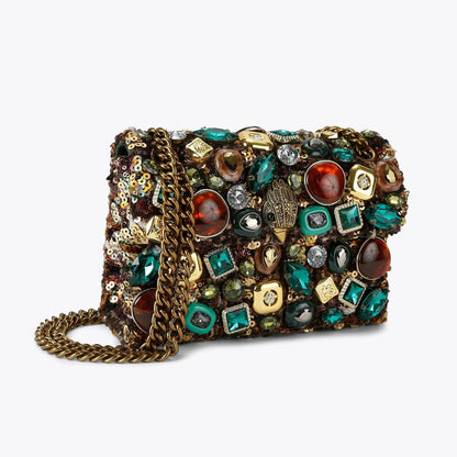 Borsa Kurt Geiger mini Kensington Ophelia con applicazioni