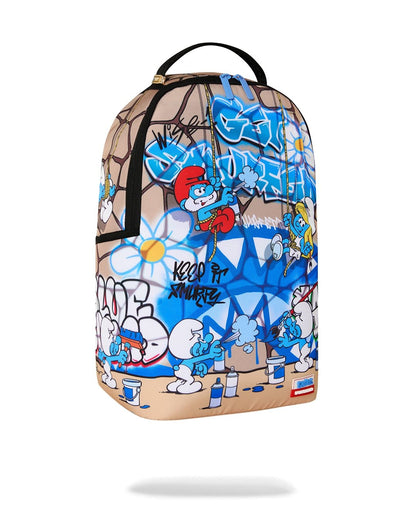 Zaino Sprayground blu SMURFS ART PARTY BACKPACK 