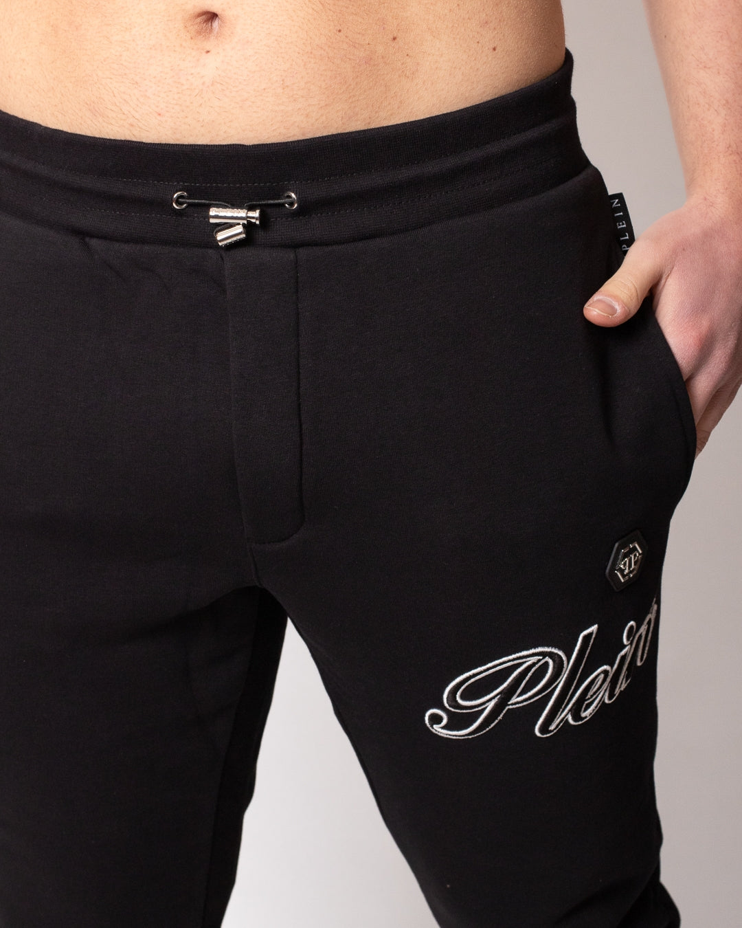 Pantalone Philipp Plein in felpa "Outline Embroidery" uomo