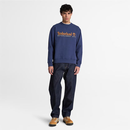 Felpa Timberland con logo ricamato