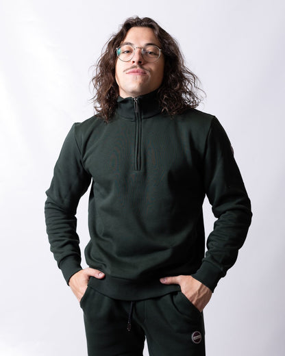 Felpa Colmar essential mezza zip uomo