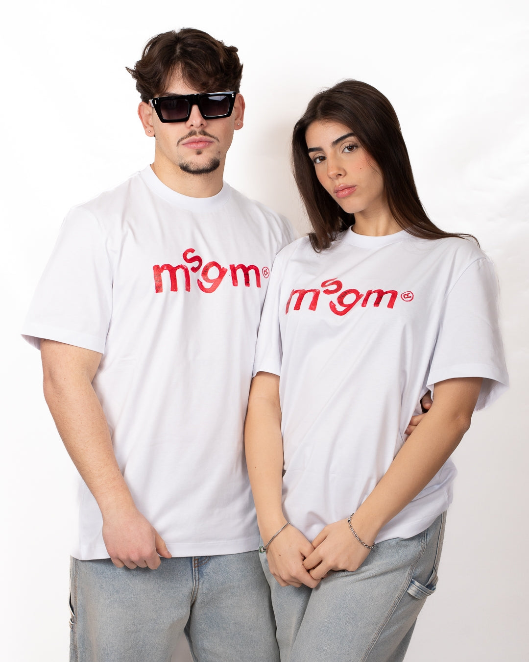 T-Shirt MSGM logo lettering