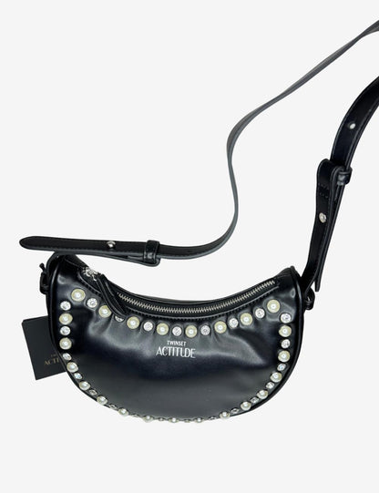 Borsa Twinset Actitude con perline e gioielli donna