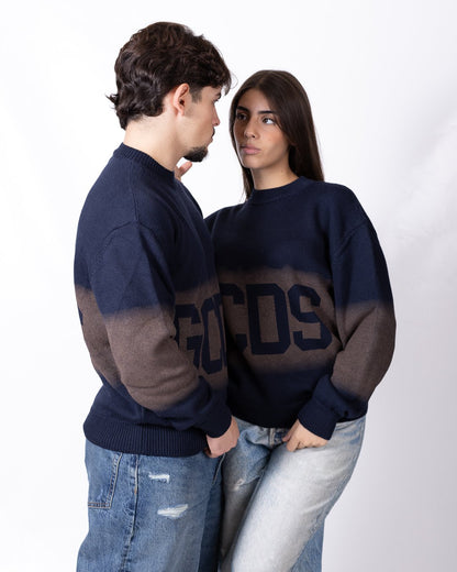 Maglia GCDS in lana con stampa e logo