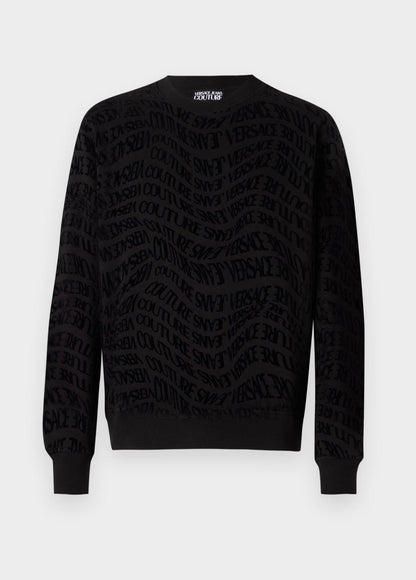 Felpa Versace Jeans Couture "Logomania" girocollo uomo