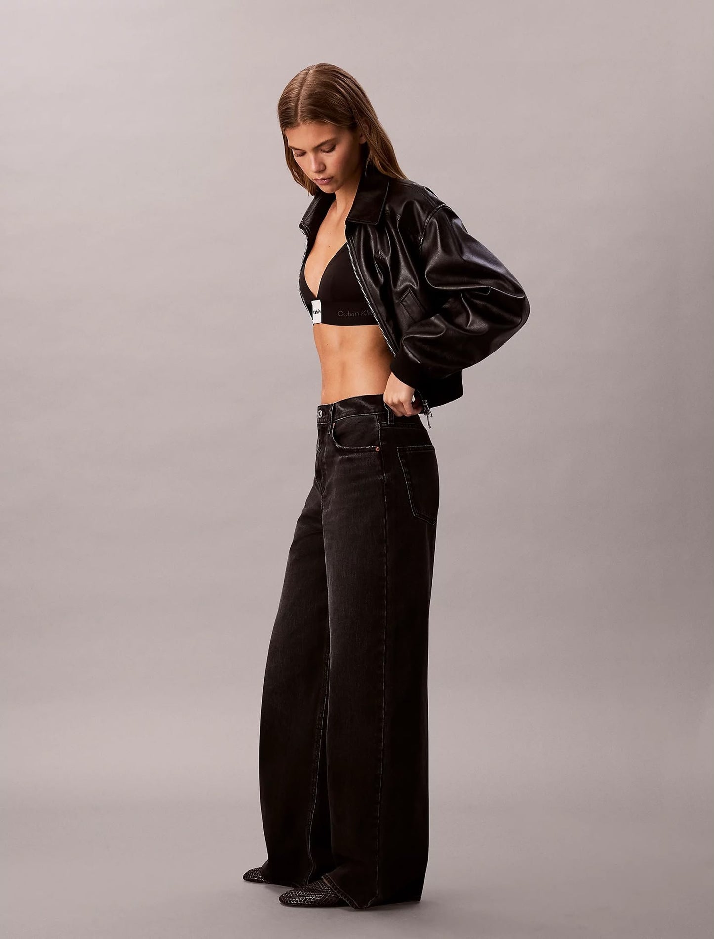 Jeans Calvin Klein wide leg relaxed donna