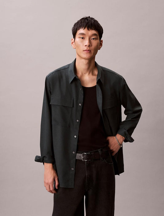 Camicia Calvin Klein "Melange Regular" uomo